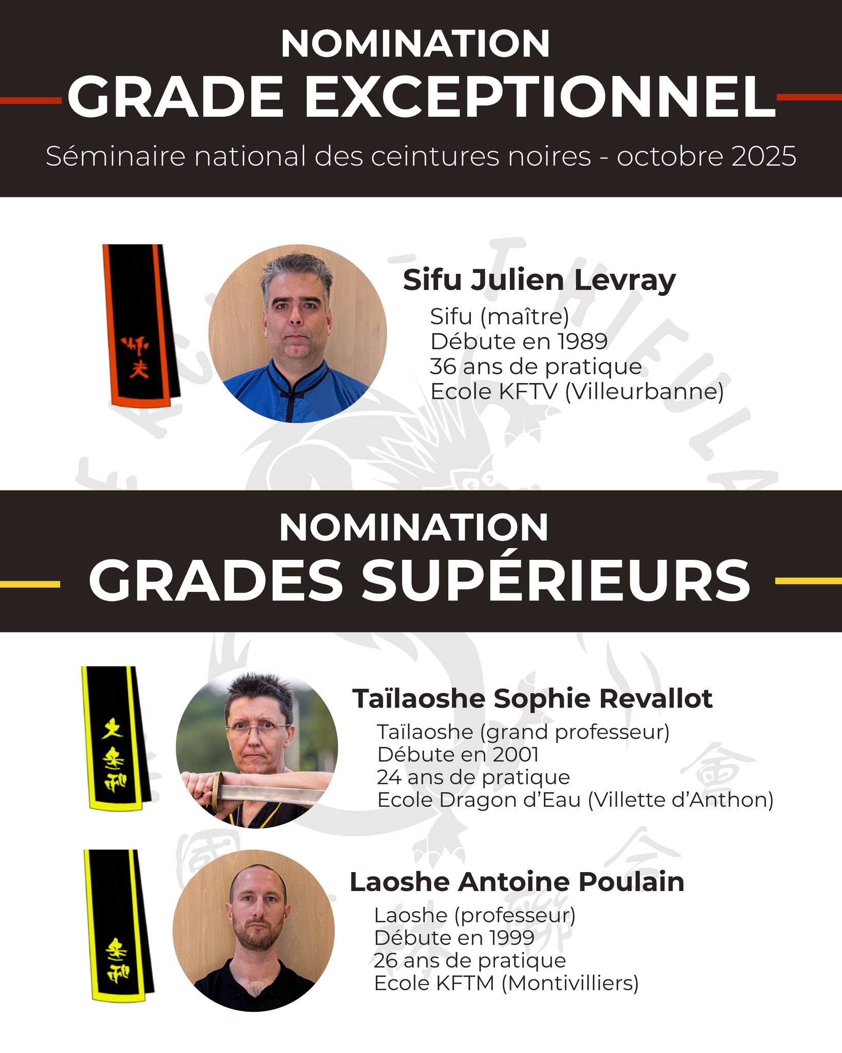 Séminaire national des ceintures noires — Salavas 2025