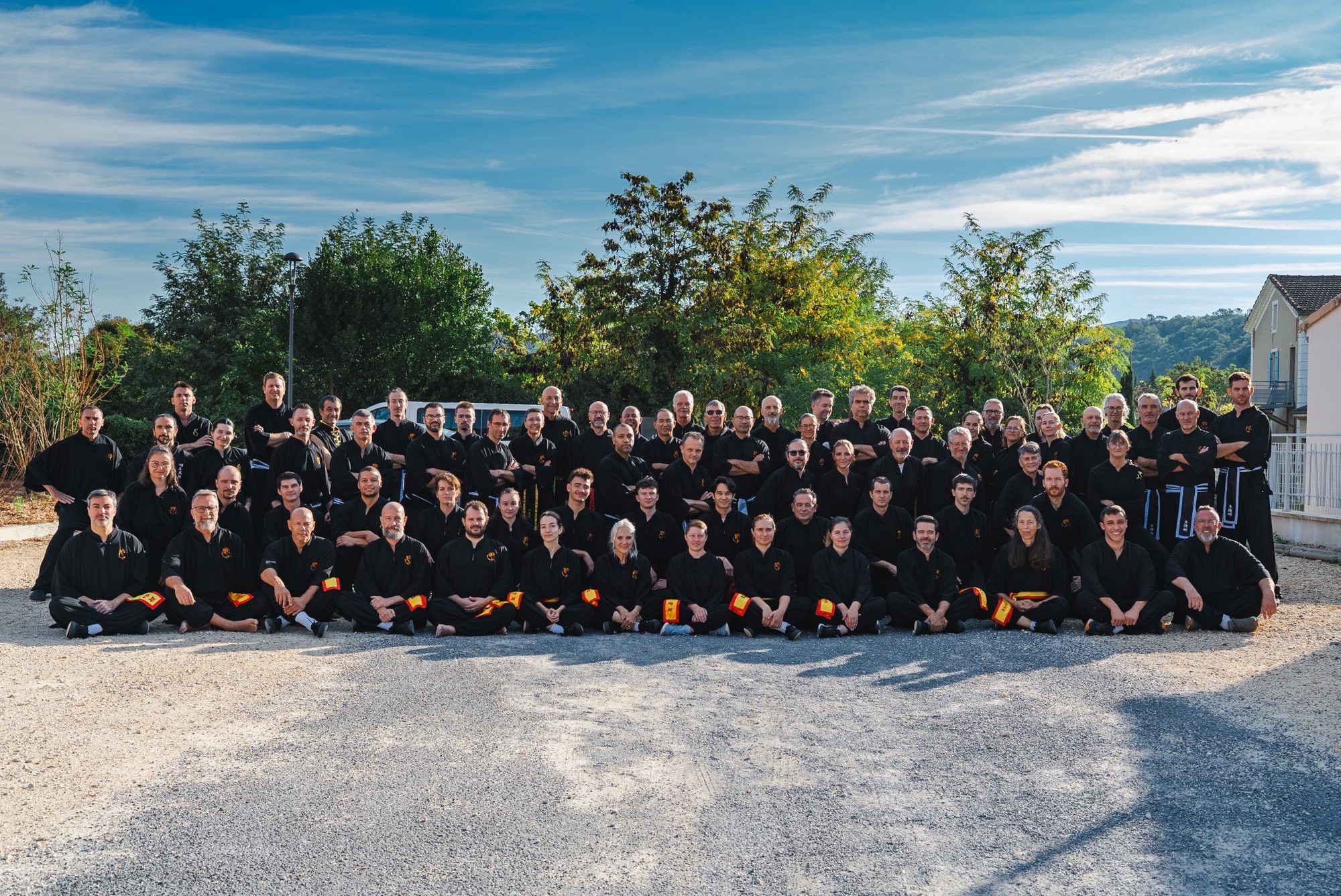 Stage du Cercle 2026 – photo de groupe en extérieur