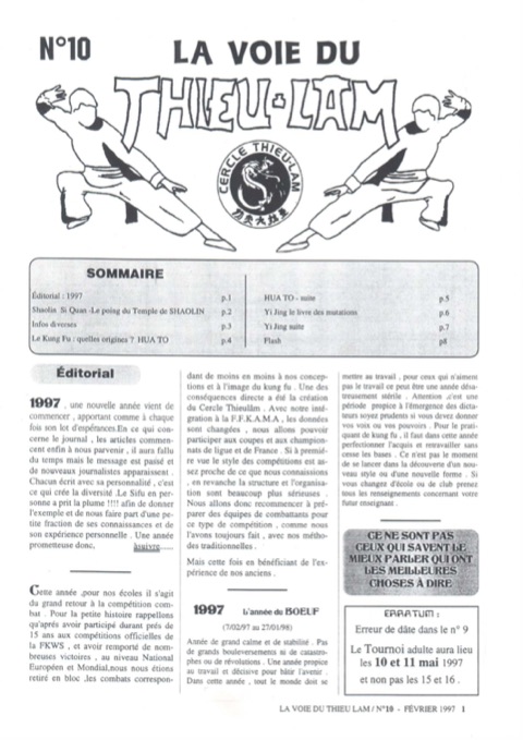 Aperçu de la page 1 — La voie du Thieulâm n°10