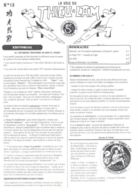 Aperçu de la page 1 — La voie du Thieulâm n°13