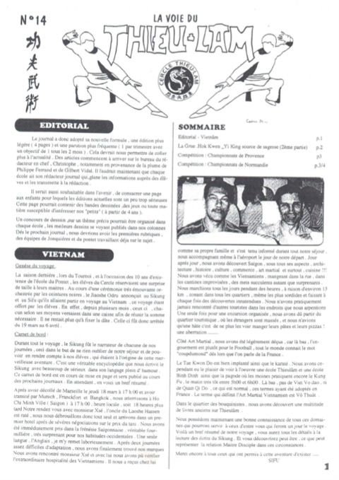 Aperçu de la page 1 — La voie du Thieulâm n°14