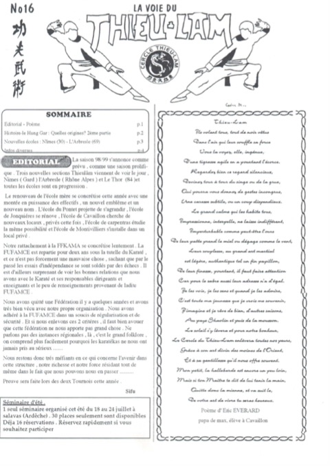 Aperçu de la page 1 — La voie du Thieulâm n°16