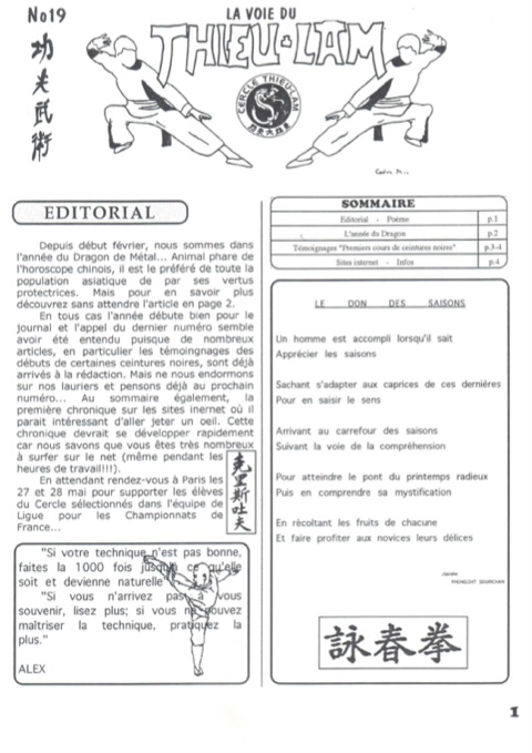 Aperçu de la page 1 — La voie du Thieulâm n°19