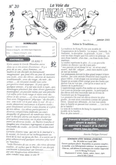Aperçu de la page 1 — La voie du Thieulâm n°20