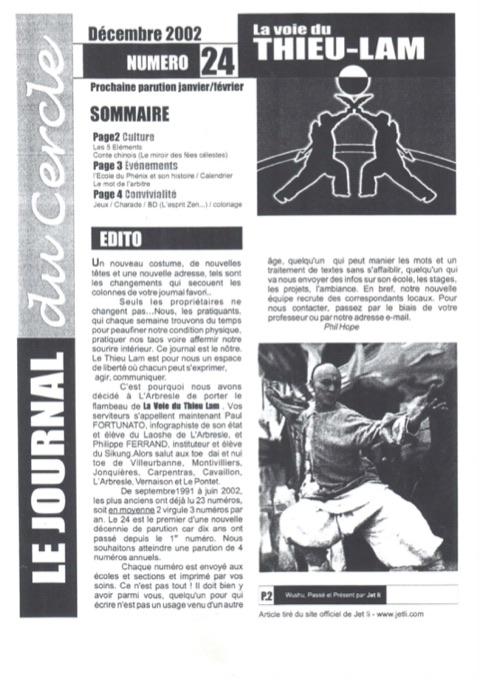 Aperçu de la page 1 — La voie du Thieulâm n°24