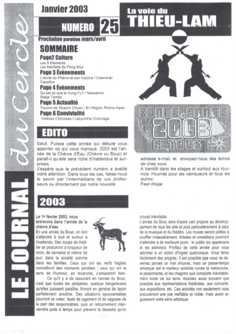 Aperçu de la page 1 — La voie du Thieulâm n°25