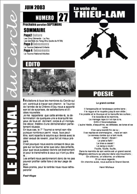 Aperçu de la page 1 — La voie du Thieulâm n°27
