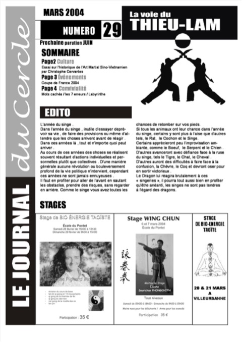 Aperçu de la page 1 — La voie du Thieulâm n°29