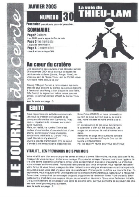 Aperçu de la page 1 — La voie du Thieulâm n°30